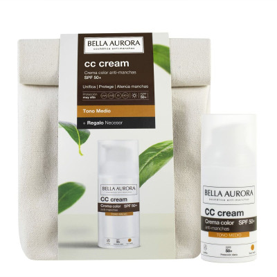 CC Cream Bella Aurora Tonalità Media 30 ml 2 Pezzi