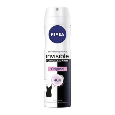 Deodorante Spray Black & White Invisible Nivea (200 ml)