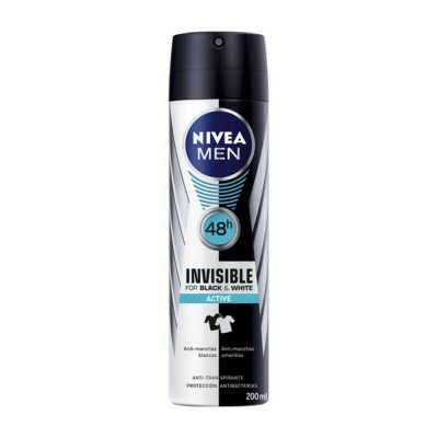 Deodorante Spray Men Black & White Active Nivea Men Black White Active (200 ml) 200 ml