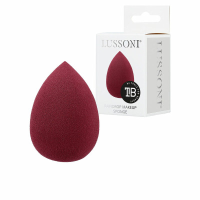 Spugnetta per il Trucco Lussoni Raindrop Rosso Granato