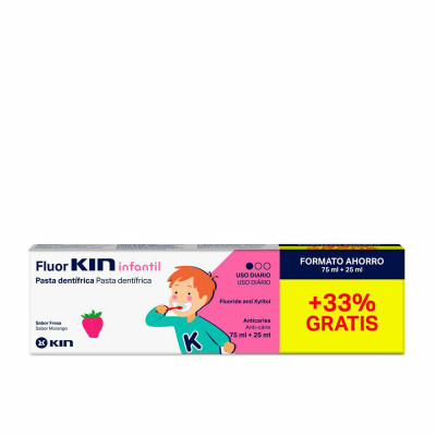 Dentifricio Kin Fluorkin Fragola 25 ml