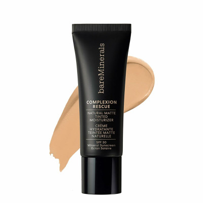 Crema Idratante con Colore bareMinerals Complexion Rescue Natural Pecan Spf 30 35 ml