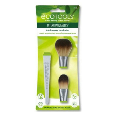 Pennello da Trucco Total Sense Ecotools Total Senses Brush Duo 3 Pezzi