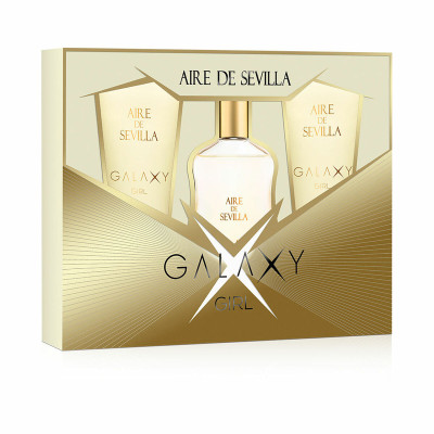 Cofanetto Profumo Donna Aire Sevilla EDT Galaxy Girl 3 Pezzi