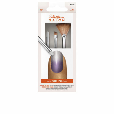 Set di Pennelli per il Trucco Sally Hansen Pro Brush Lote 3 Pezzi