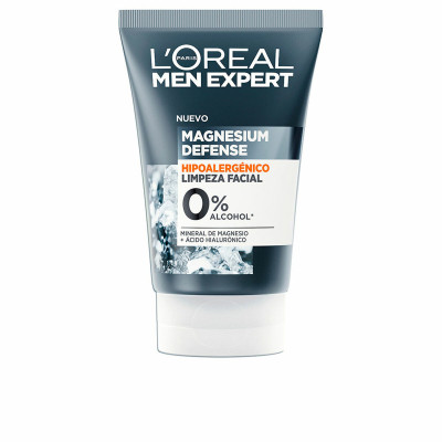 Gel Detergente Viso L'Oreal Make Up Men Expert Magnesium Defense 100 ml