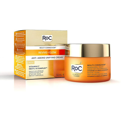 Crema Antietà Roc Multi Correxion Revive + Glow (50 ml)