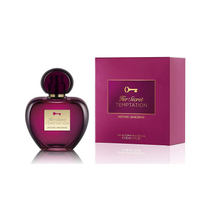 Profumo Donna Antonio Banderas EDT Her Secret Temptation (80 ml)