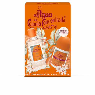 Cofanetto Profumo Unisex Alvarez Gomez Agua de Colonia Concentrada Eau d'Orange 2 Pezzi