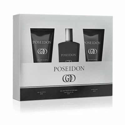 Cofanetto Profumo Uomo Poseidon EDT God 3 Pezzi