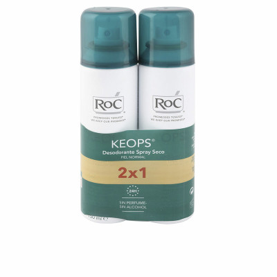 Deodorante Spray Roc Keops Spray Seco Asciutto Spray 2 Pezzi (2 x 150 ml)