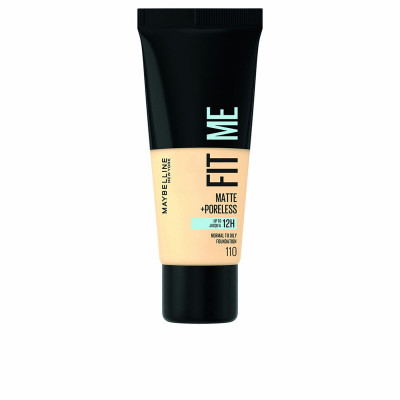 Base Cremosa per il Trucco Maybelline Fit Me Poreless Nº 110 30 ml