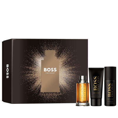 Cofanetto Profumo Uomo Hugo Boss EDT BOSS The Scent 3 Pezzi