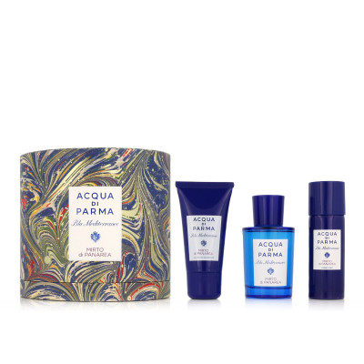 Cofanetto Profumo Unisex Acqua Di Parma 3 Pezzi Blu Mediterraneo Mirto Di Panarea