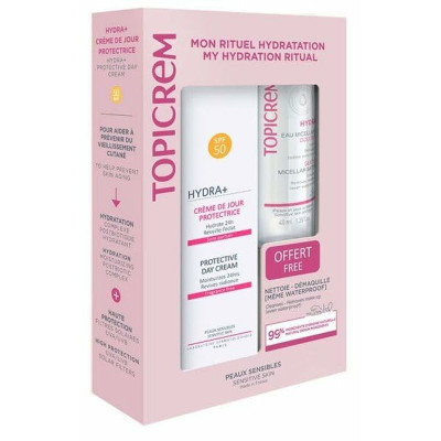 Set Cosmetica Topicrem Crema Día Protectora Lote 2 Pezzi