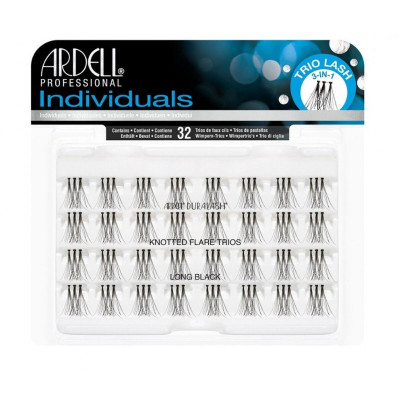 Set di ciglia finte Ardell Duralash Long Black Schede individuali 32 Unità