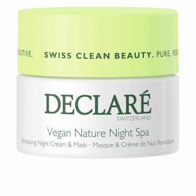 Crema Maschera Idratante e Rivitalizzante Vegan Nature Night Spa Declaré (50 ml)