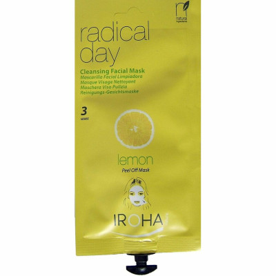 Maschera Viso Peel Off Iroha IROHA55 Limone