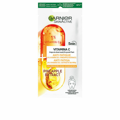 Maschera Viso Rassodante Garnier SkinActive Vitamina C