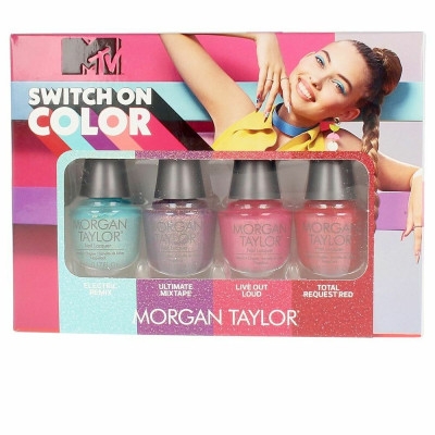 Set da Trucco Morgan Taylor Switch On Color 4 Pezzi