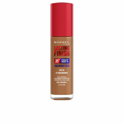 Base Cremosa per il Trucco Rimmel London Lasting Finish Nº 450 Caramel Spf 20 30 ml