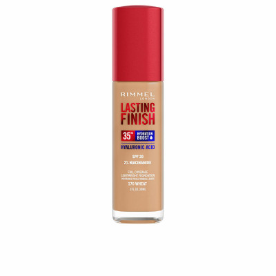 Base per Trucco Fluida Rimmel London Lasting Finish Nº 200 Soft Beige Spf 20 30 ml