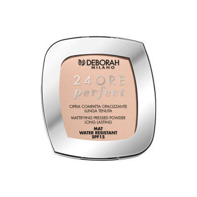 Polveri Compatte Deborah 24ore Perfect Nº 02 Light Rose Spf 15