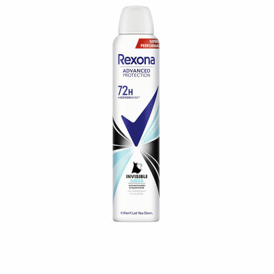 Deodorante Spray Rexona Invisible Aqua 200 ml