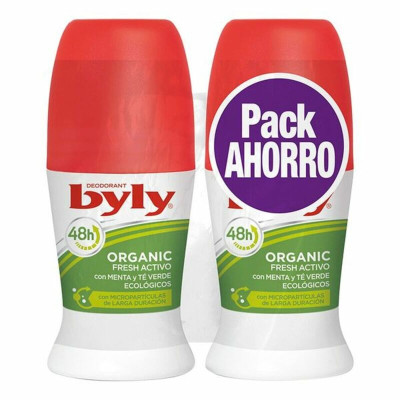 Deodorante Roll-on Organic Extra Fresh Activo Byly 8411104008458 (2 uds) (50 ml)