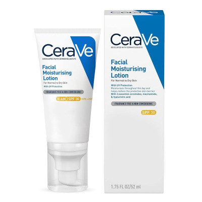 Lozione Viso Idratante CeraVe MB097500 Spf 25 (3 Unità)