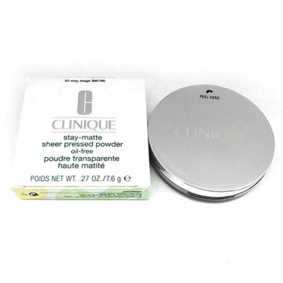 Polveri Compatte Stay-Matte Clinique Face Powders Applicatore In polvere Donna Unisex (7,6 g)