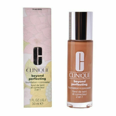 Base per Trucco Fluida Clinique Beyond Perfecting Nº 18 Sand M-N 30 ml